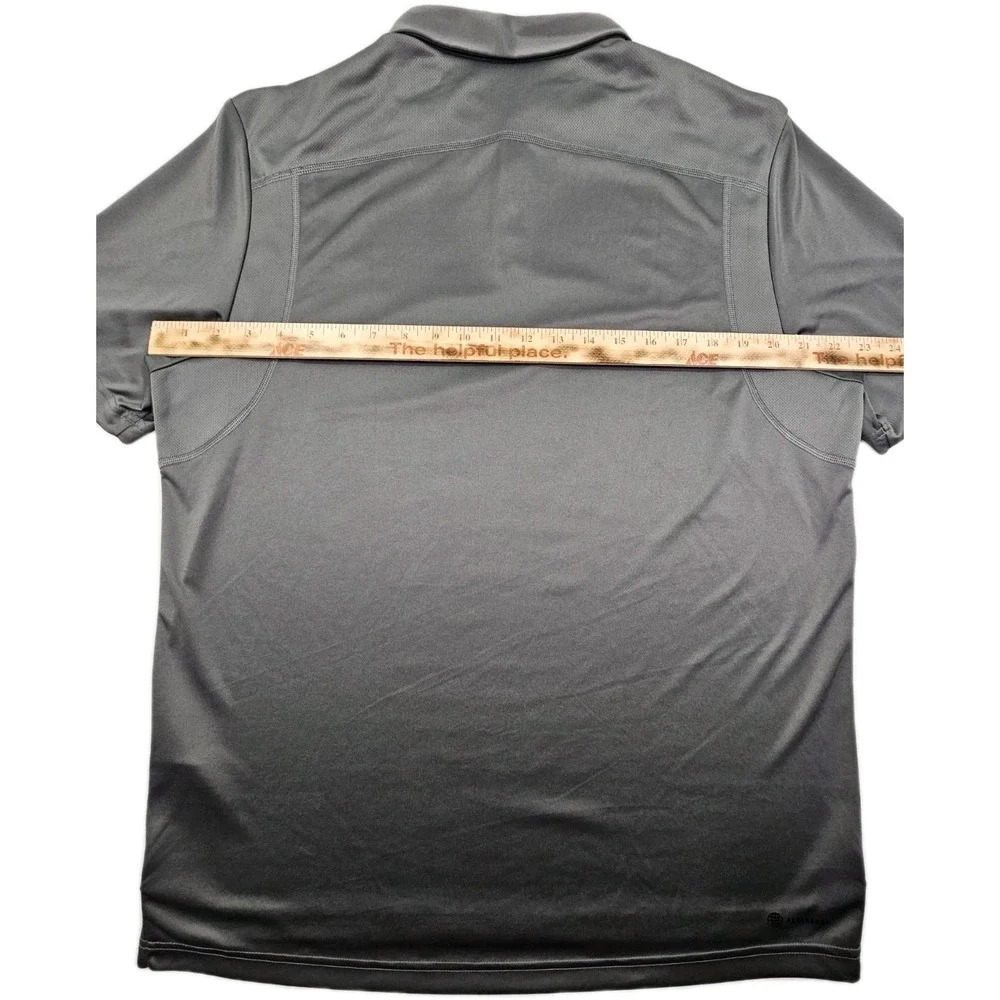 Adidas NC State‎ Wolf Pack AeroReady Dry Tech Mens Large Grey Team Issue Polo